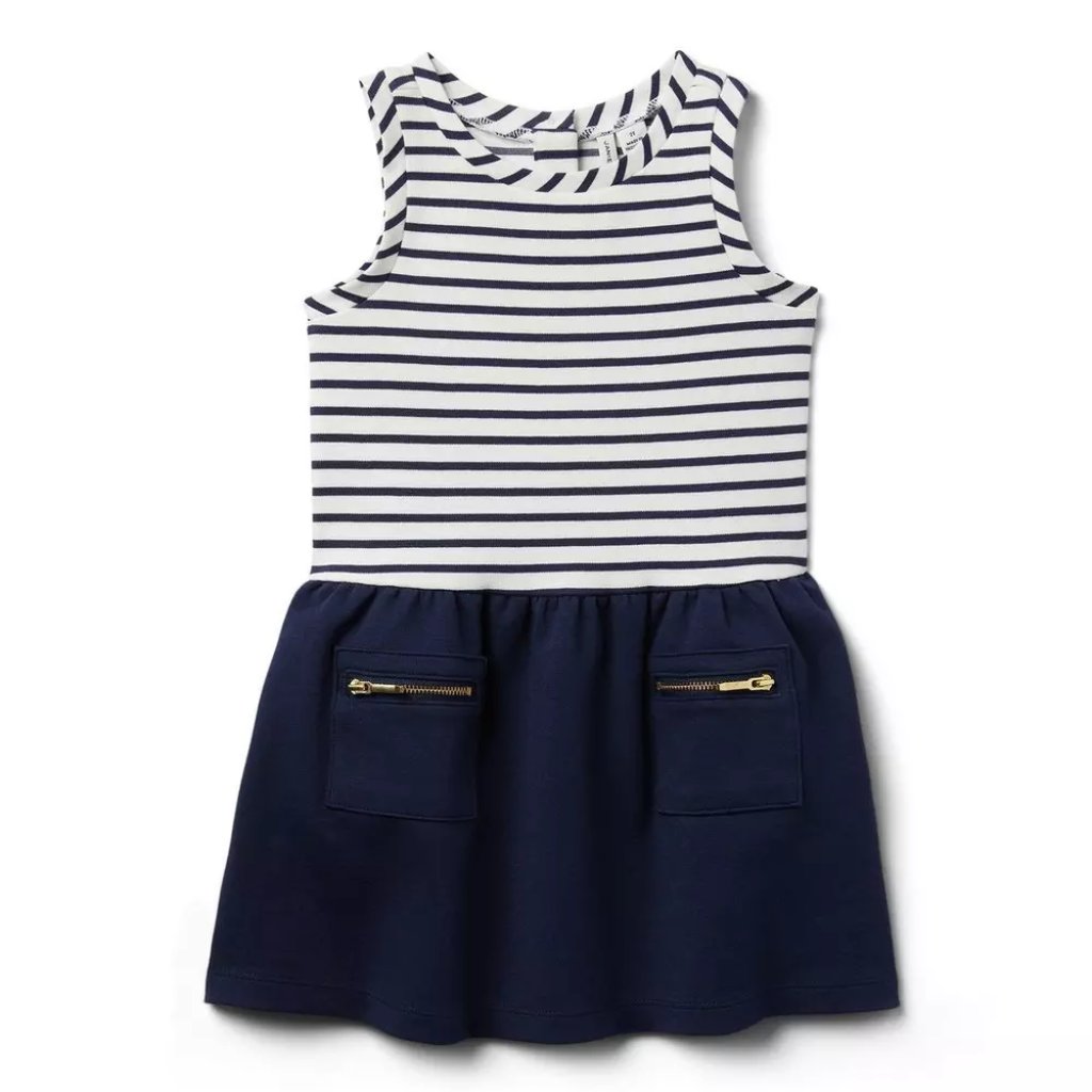 Girls Merchant Marine Striped Dress Size 7